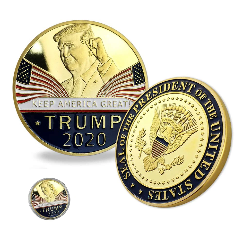2020 г. президент США памятная монета Дональд Дж. Превосходные коллекционные
