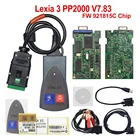 Диагностический инструмент LEXIA3 Diagbox v7.83, полные чипы V25 921815C с золотым краем для Citroen Peugeot lexia 3 pp2000, V7.83