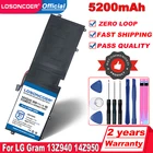 Аккумулятор для ноутбука LG Gram 13Z940 14Z950 EAC62198201 13ZD940 14ZD960-GX5GK EAC621982 LBP7221E 5200 V 30.40Wh, 7,6 мАч