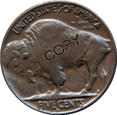 

USA 1920 P,D,S BUFFALO NICKEL COPY COINS