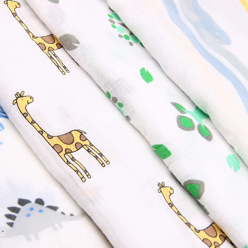 

Newborn Baby bath towel Blanket stroller gauze blanket toddler quilt Printing cottonsoft Breathable children Quilt BMT003