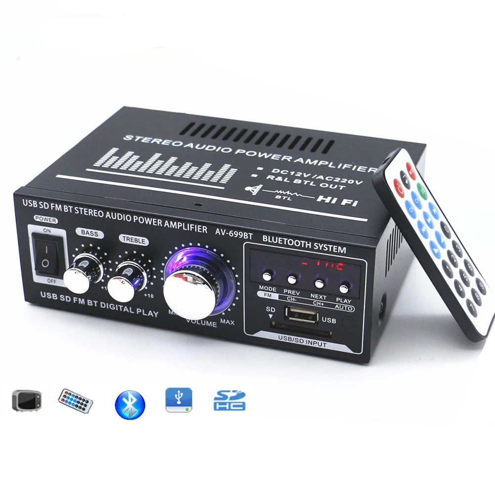 DC 12V динамик 2 0 канальный мини HiFi стерео музыкальный плеер FM сабвуфер Портативный