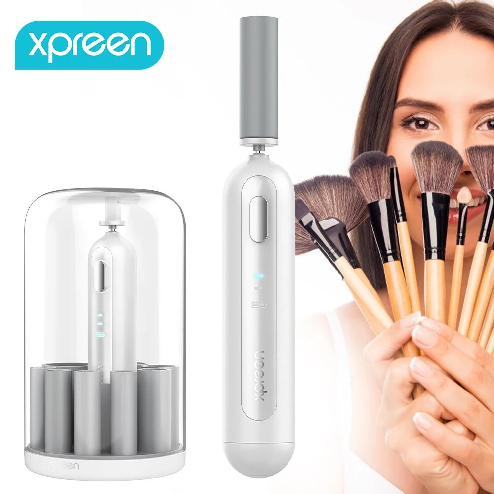 Электрическая щетка для мытья макияжа сушилка устройство очистки кисти моющее
