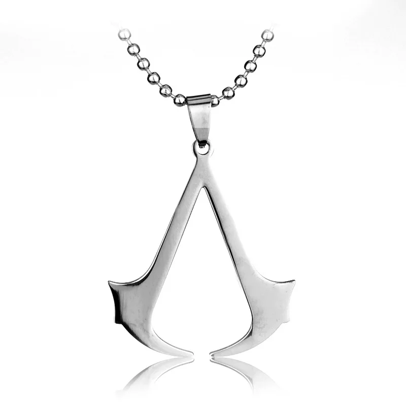Creed Ezio Assassin's ожерелье значок стакан драгоценных камней с подвеской простое