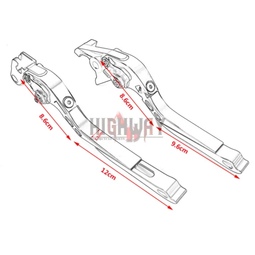 Рычаг тормозной ручки CNC выдвижной складной регулируемый рычаги муфты для HONDA