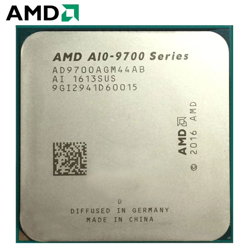 Четырехъядерный процессор AMD A10 Series 9700 APU 100% рабочий 3 5 ГГц 65 Вт разъем