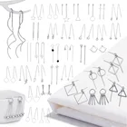 Корейские модные серьги для женщин, серьги с кисточками в виде звезд, асимметричные геометрические серьги, ювелирные изделия, оптовая продажа, 2021