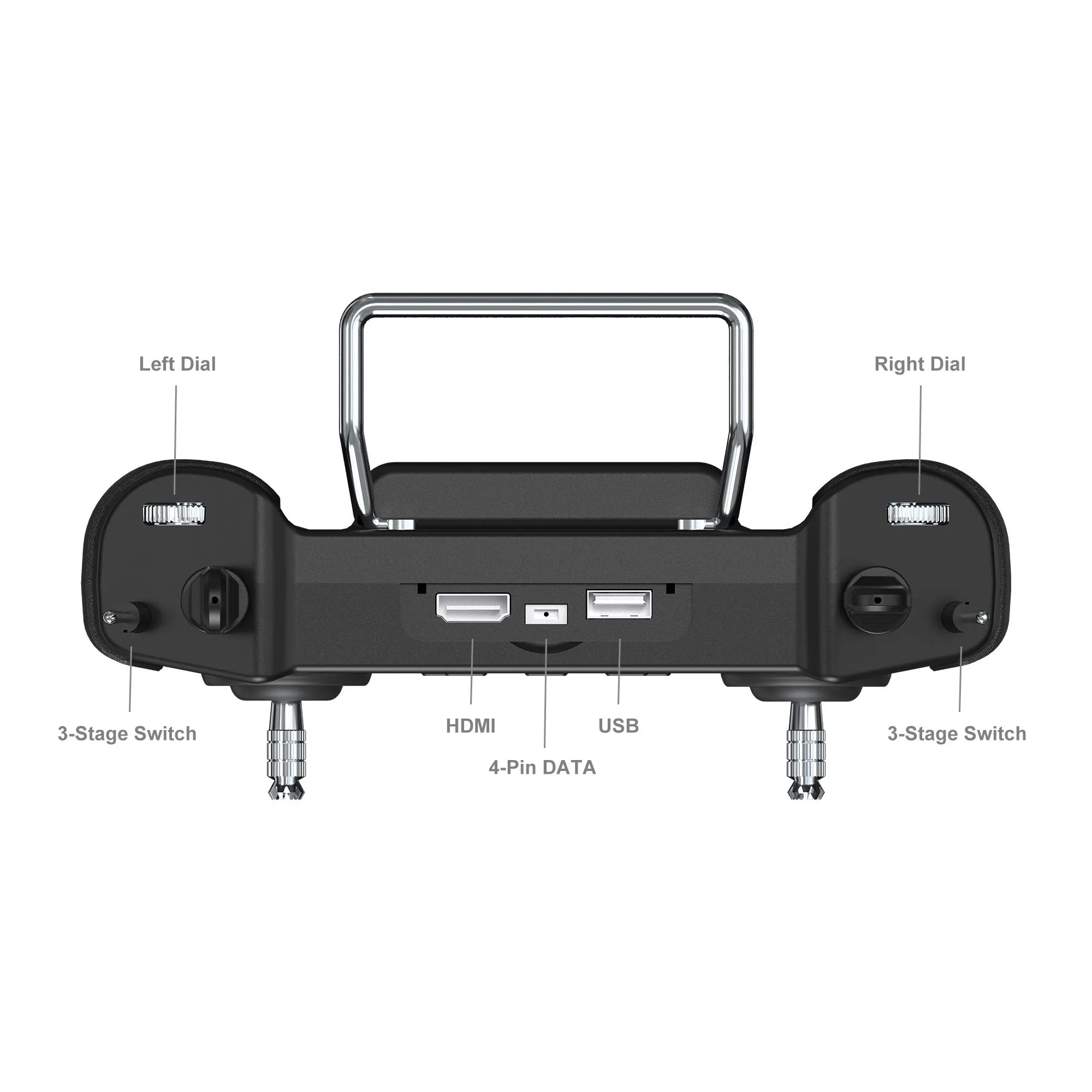 

SIYI MK15 Mini HD Handheld Radio System Transmitter Remote Control 5.5-Inch Monitor 1080p 60fps 180ms FPV 15KM Android OS 8-Core