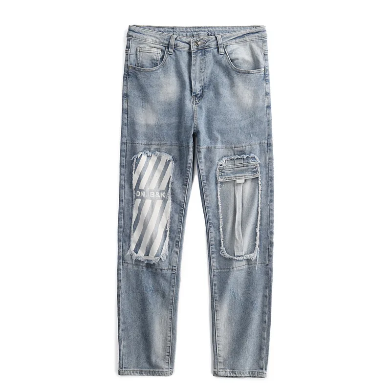 

Autumn new slim elastic Leggings for young men