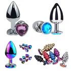 Секс-вибратор, Металлические анальные игрушки для женщин, товары для взрослых, Мужская Анальная пробка, анальная пробка из нержавеющей стали, секс-игрушка, анальные игрушки