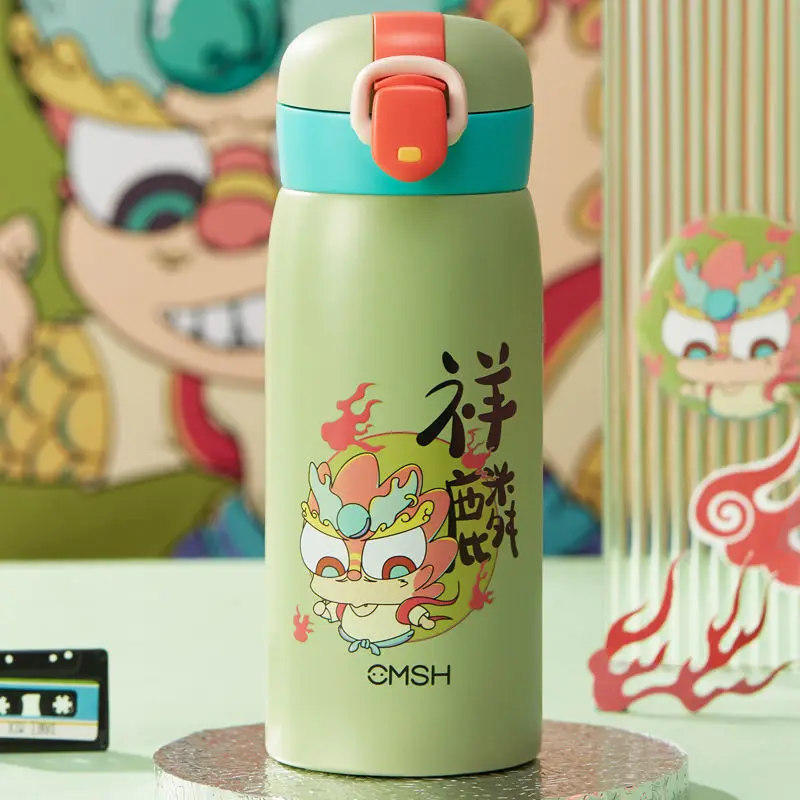 

High Quality 520ml Portable Double Stainless Steel Vacuum Flask Coffee Tea Thermos Sport Travel Mug Large Capacity Thermocup