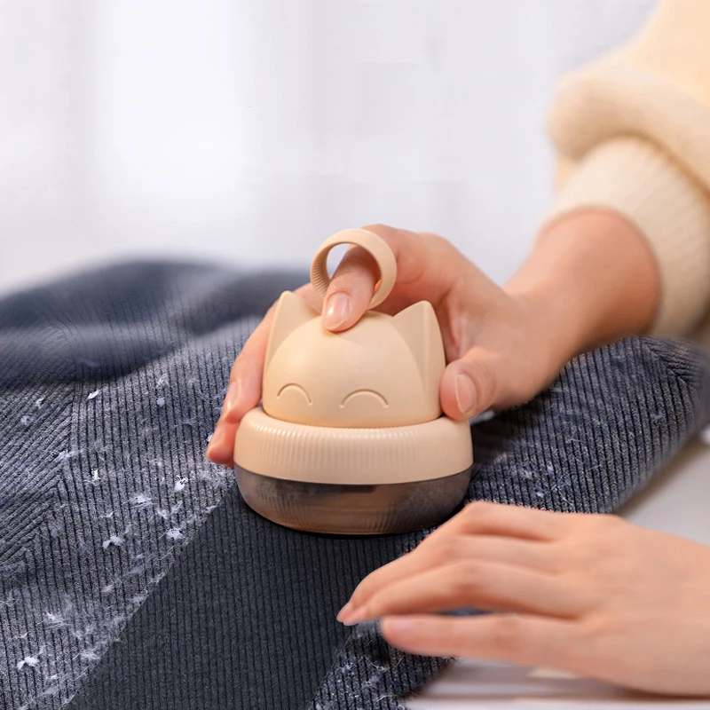 

Electric Lint Remover USB Rechargeable Portable Fuzz Pill Shaver Mini Cat Shape Lint Pellet Sweater Handy USB Hair Ball Trimmers