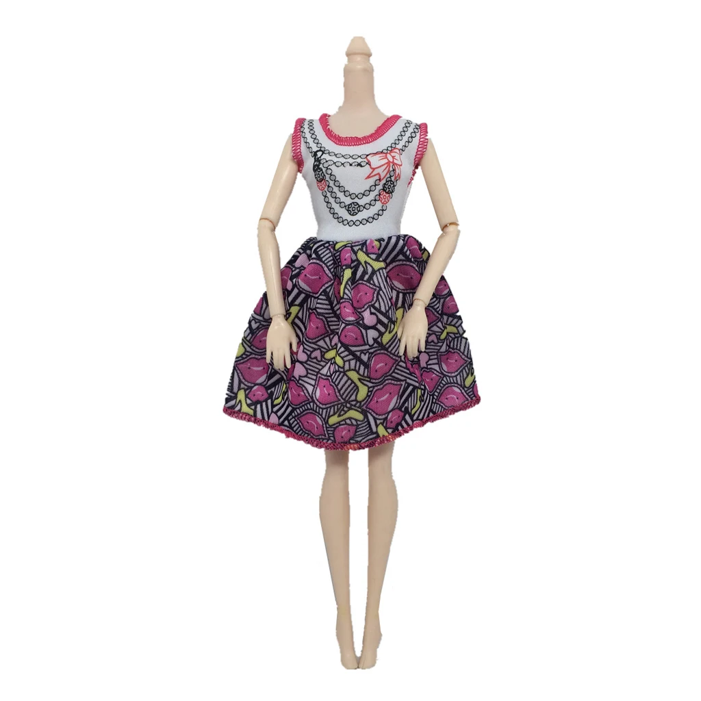 

10Set/Pack Doll Outfit Dress Set Clothes Set Sleeveless Dress Princess Gown for 29cm Accessory