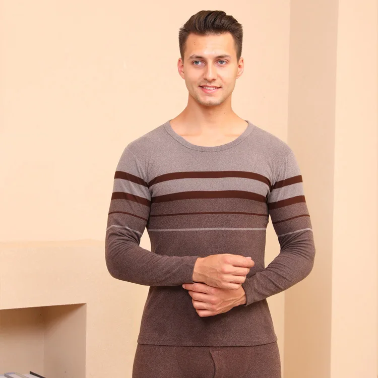 Термобелье костюм для мужчин размера плюс 3XL бархатные Утепленные зимние