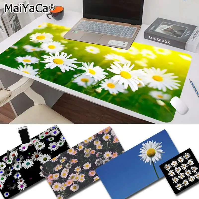 Maiya ваш собственный коврик силиконовый большой/маленький для мыши с цветком