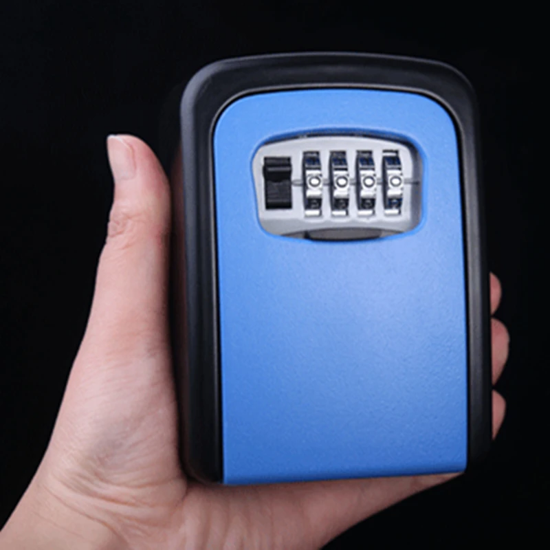 Настенный ящик для хранения ключей 4 значный комбинированный сейф с кодом пароля