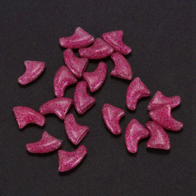 40 шт. мягкие колпачки для ногтей кошек домашних животных лапы с контролем + клей