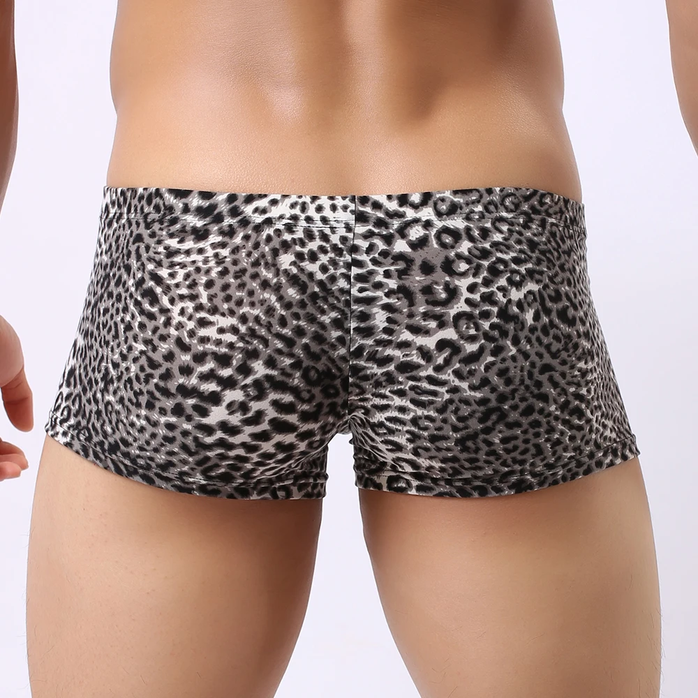 Сексуальное мужское нижнее белье трусы-боксеры трусы с мешочком для пениса