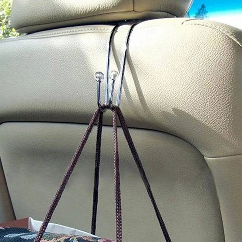 Многофункциональная автомобильная вешалка для подголовника из нержавеющей