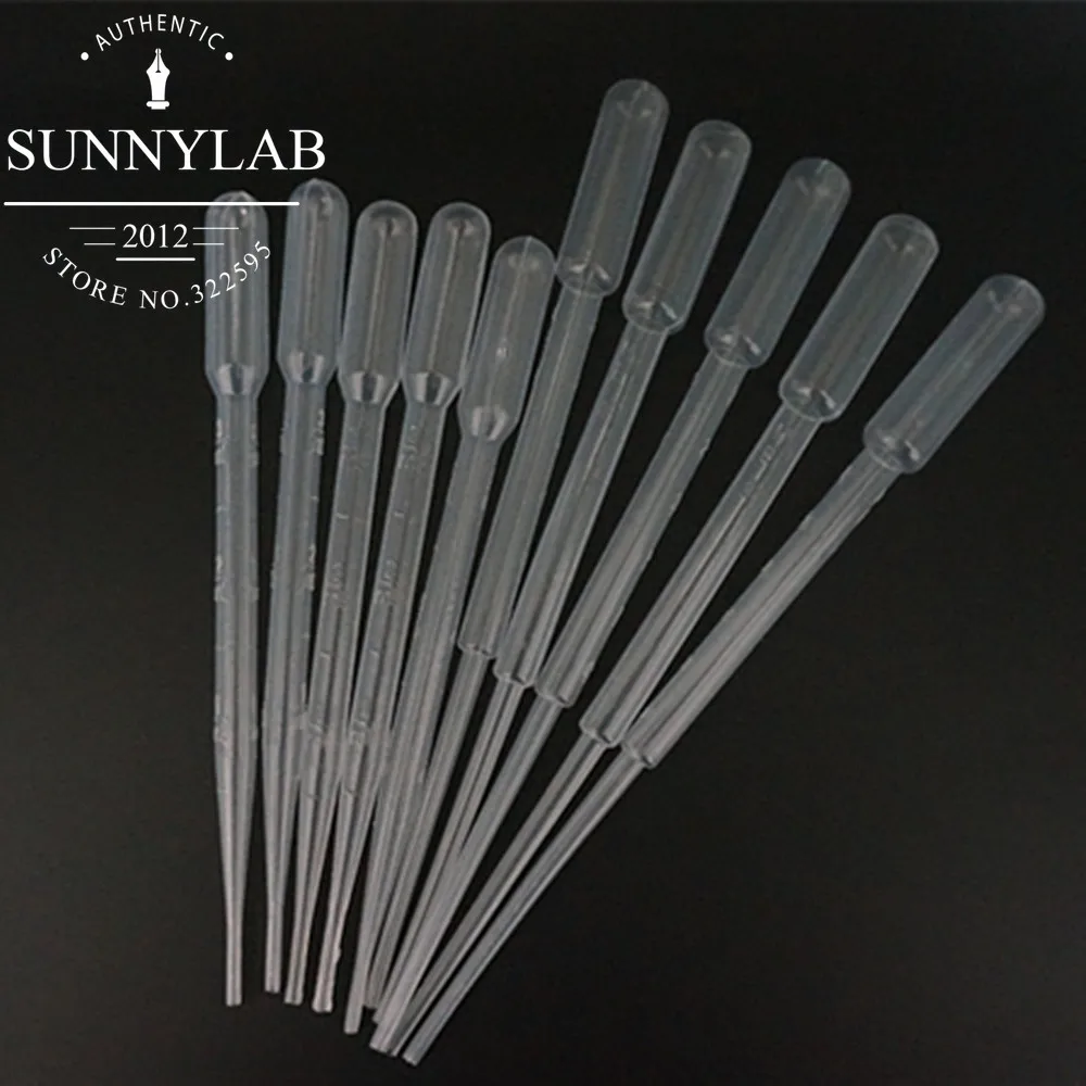 Бесплатная доставка 3 мл/3ml L пластиковые прозрачные 50 шт. 100 лабораторные