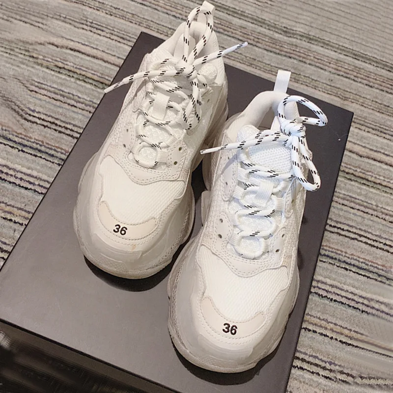 

2021 Women sneakers Fashion Autumn women Casual Shoes Breathable Women Platform Dad Shoes Sneakers zapatillas mujer