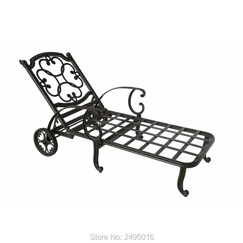 Шезлонги из литого алюминия портативный шезлонг металлическое уличное Пляжное