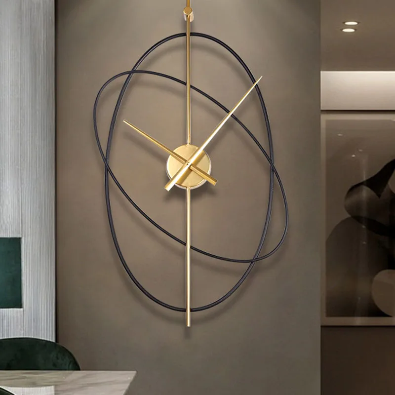 

Personalised Big Size Livingroom Wall Clock Design Nordic Decorative Watch Wall Clock Minimalistic Wandklok Home Design JJ50