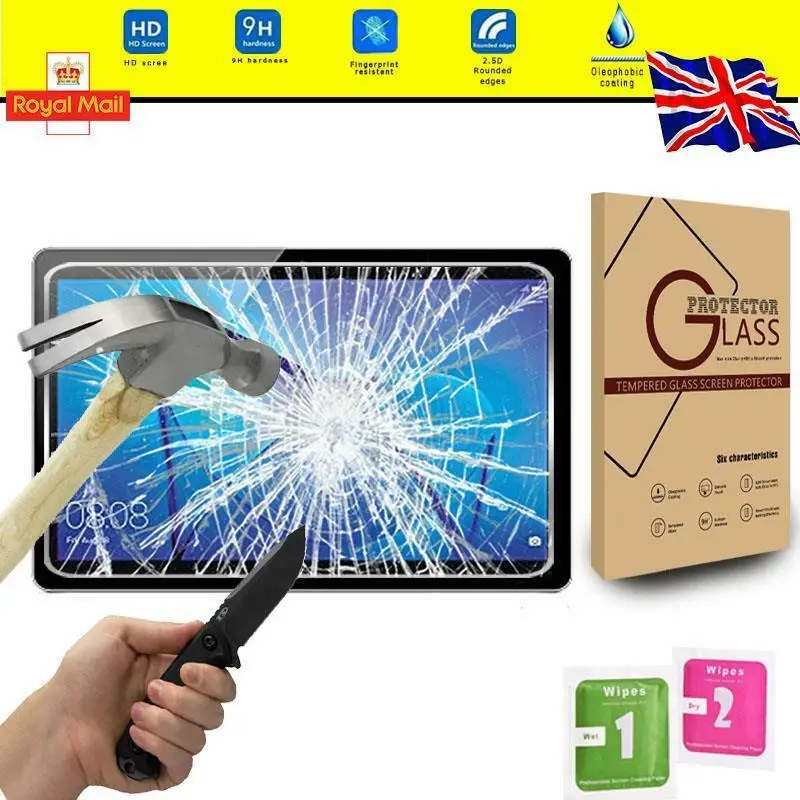 

Tablet Tempered Glass Screen Protector Cover For Huawei MediaPad T3 10 9.6"