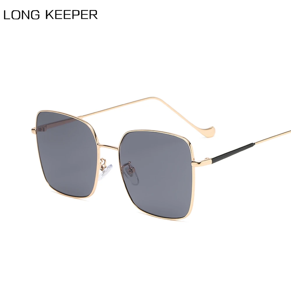 

LongKeeper Classic Square Sunglasses Women Vintage Metal Glasses Men Ocean Lens Eyewear Outdoor Lunette De Soleil Femme UV400