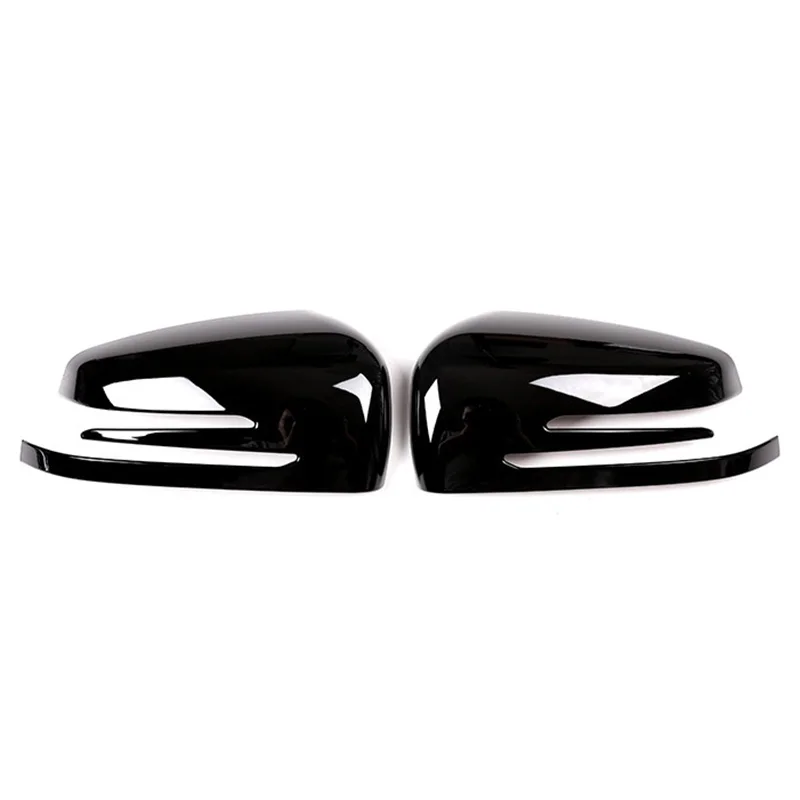 GLK Rearview Mirror Cover ABS Trim For Mercedes-Benz C Car Black Left+Right Moulding | Автомобили и мотоциклы