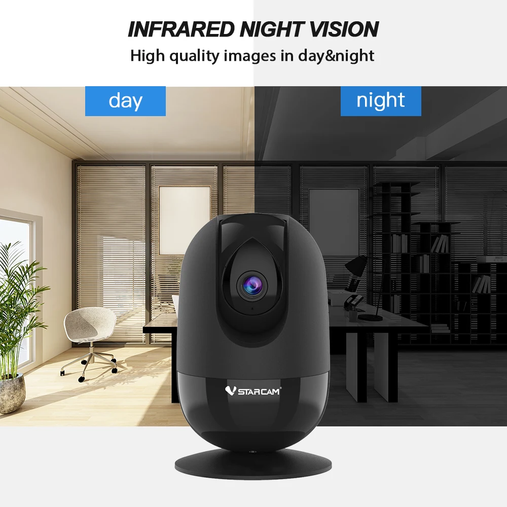IP камера Vstarcam 1080P HD с поддержкой Wi Fi и функцией панорамирования наклона|Камеры
