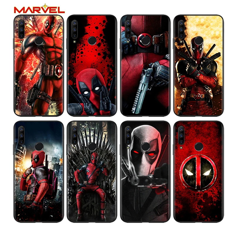 

Deadpool Hero Marvel for Huawei Honor 30 20 10 9S 9A 9C 9X 8X MAX 10 9 Lite 8A 7C 7A Pro Silicone Soft Black Phone Case