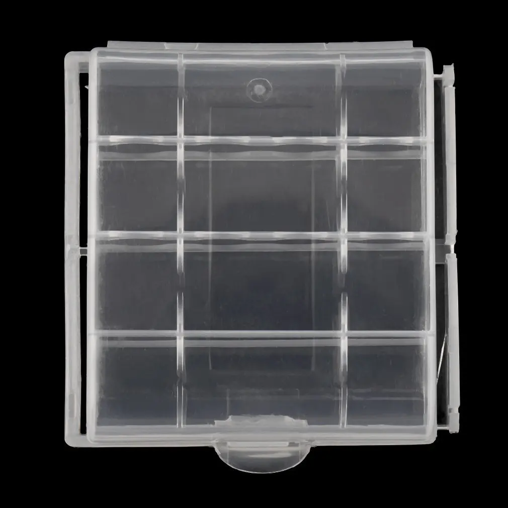 

Durable Plastic Battery Storage Box Hard Plastic Case For 4 Pcs AA AAA Batteries Portable Batteries Holder 6cm1.5cm6cm