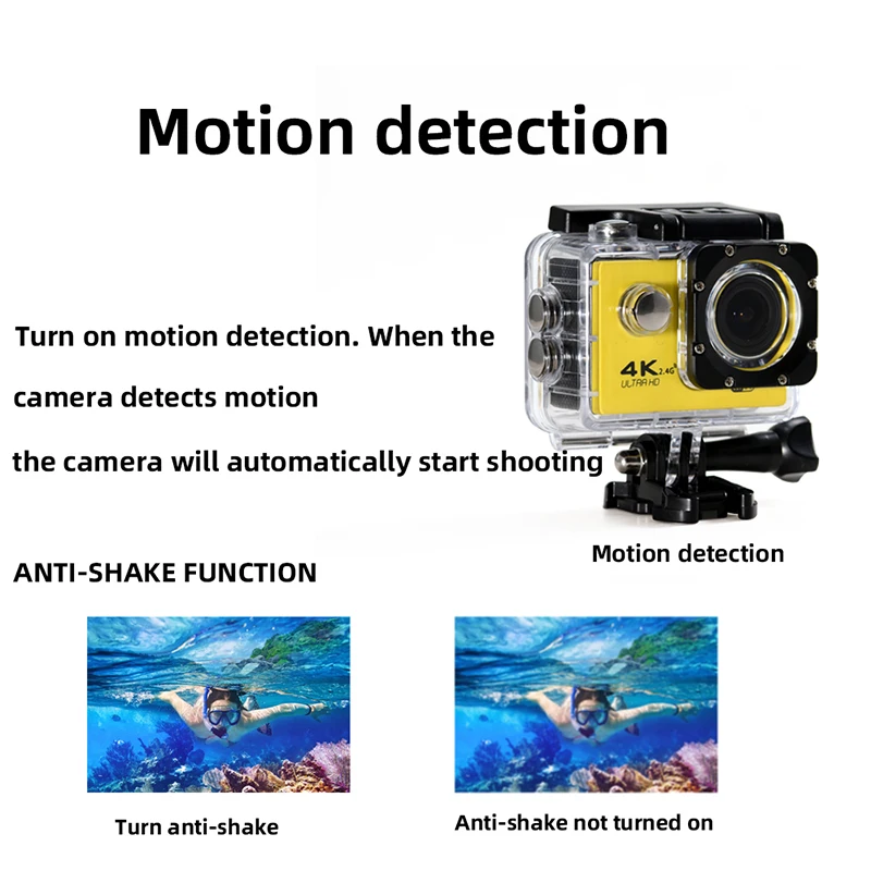 Спортивная экшн камера для наружного использования Водонепроницаемая мини HD