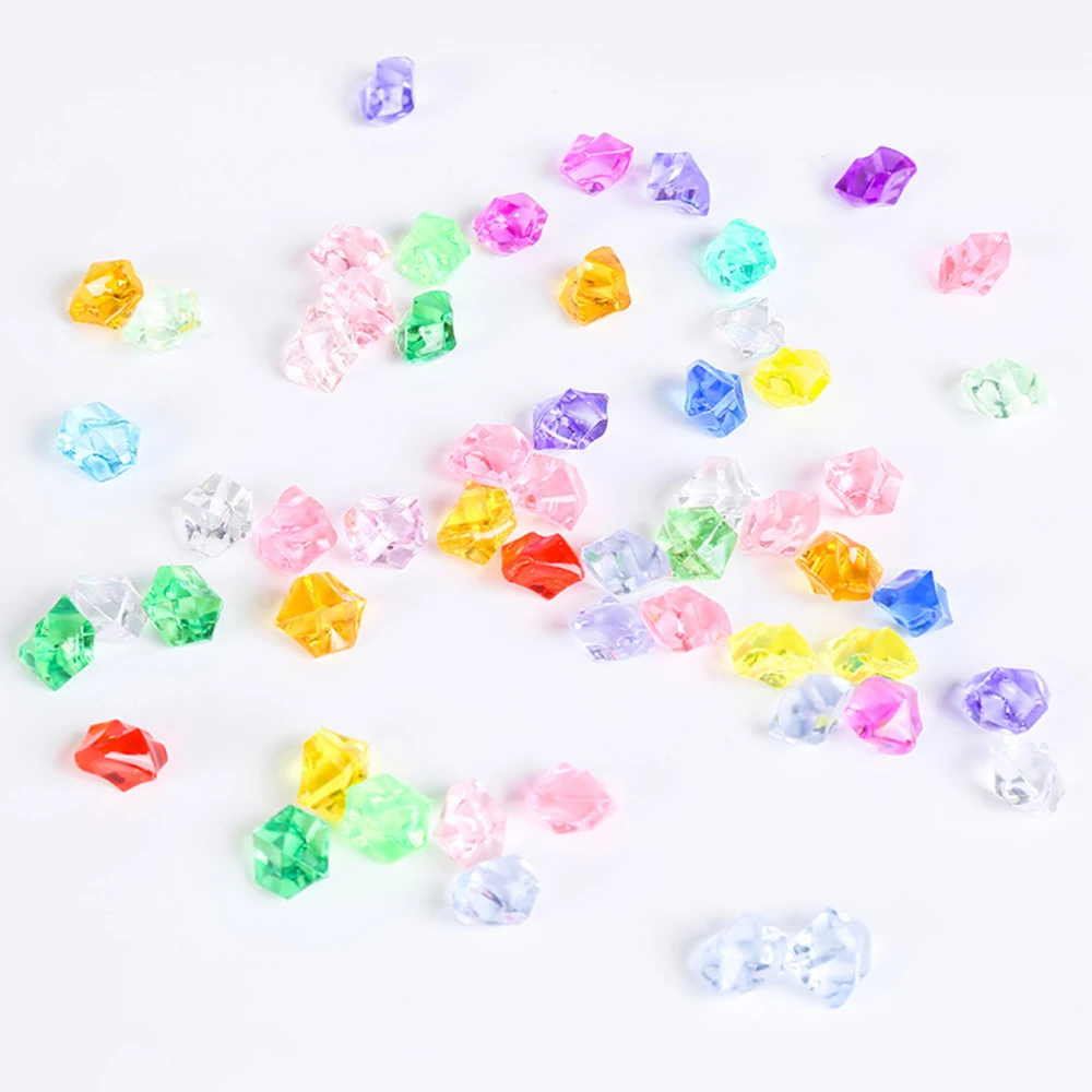 

Cubes Irregular Shape Display Decoration Plastic Vase Acrylic Material High Transparency Multicolor Simulation Ice
