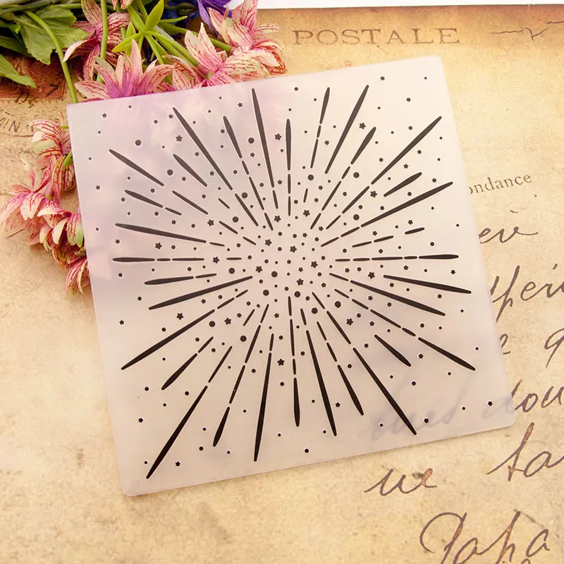 

Drawing stencil Embossing Folder for Card Making Floral DIY Plastic Scrapbooking Photo Album Card