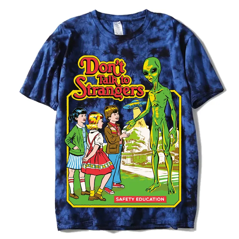 

Street tie-dye T-shirt aestheticTie-dye T-shirt 1of1 T-shirt Rap hip-hop street rock short sleeve loose T-shirt punk T-shirt