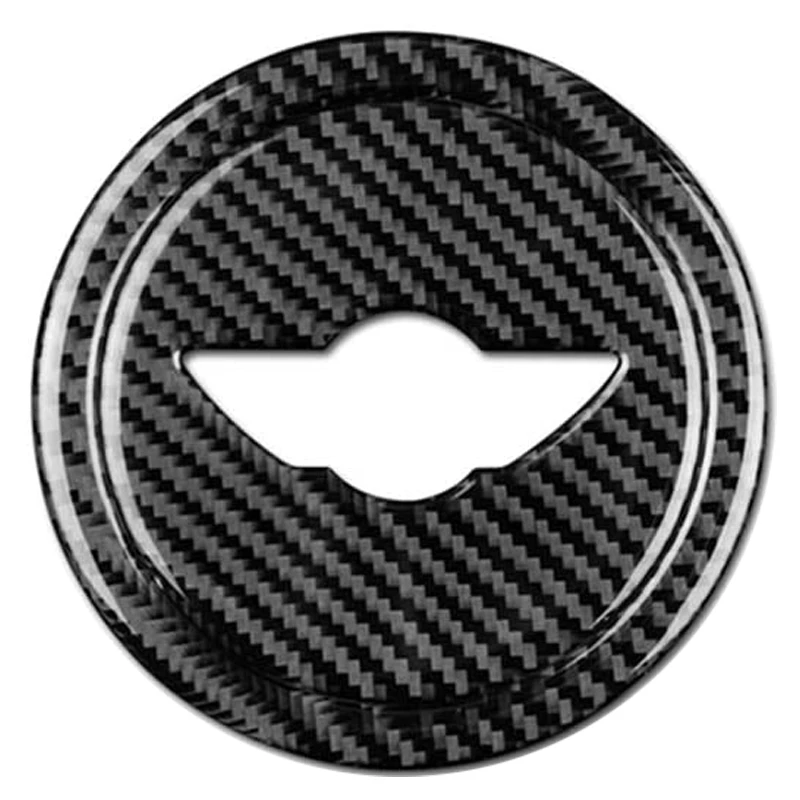 Car Carbon Fiber Steering Wheel Cover Stickers Decal Interior Trim for Mini Cooper Clubman R55 R56 Countryman R60 | Автомобили и