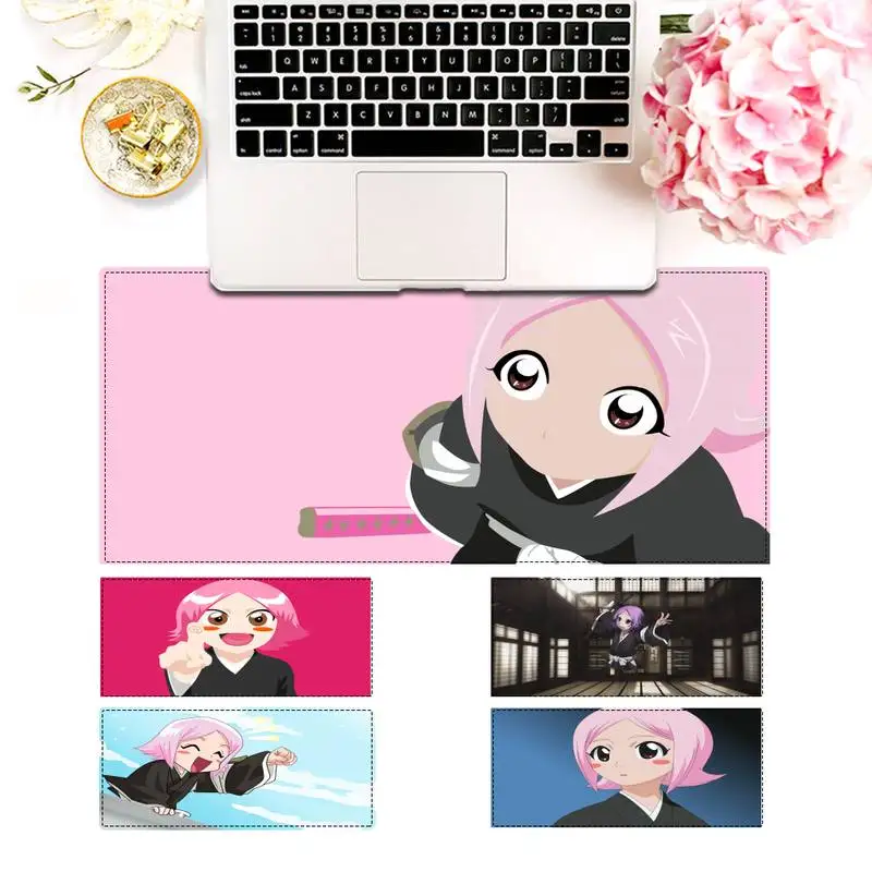 

Bleach Yachiru Kusajishi Gaming Mouse Pad Gaming MousePad Large Big Mouse Mat Desktop Mat Computer Mouse pad For Overwatch