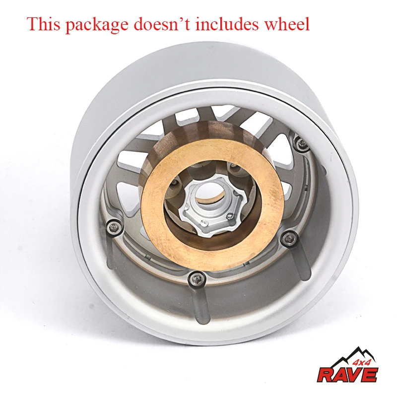 RAVE Metal Wheel Brake Disc Weighting Block 100g For DIY RC Crawler Accessories 1/10 Remote Control Car Model Parts TH17949-SMT6 enlarge