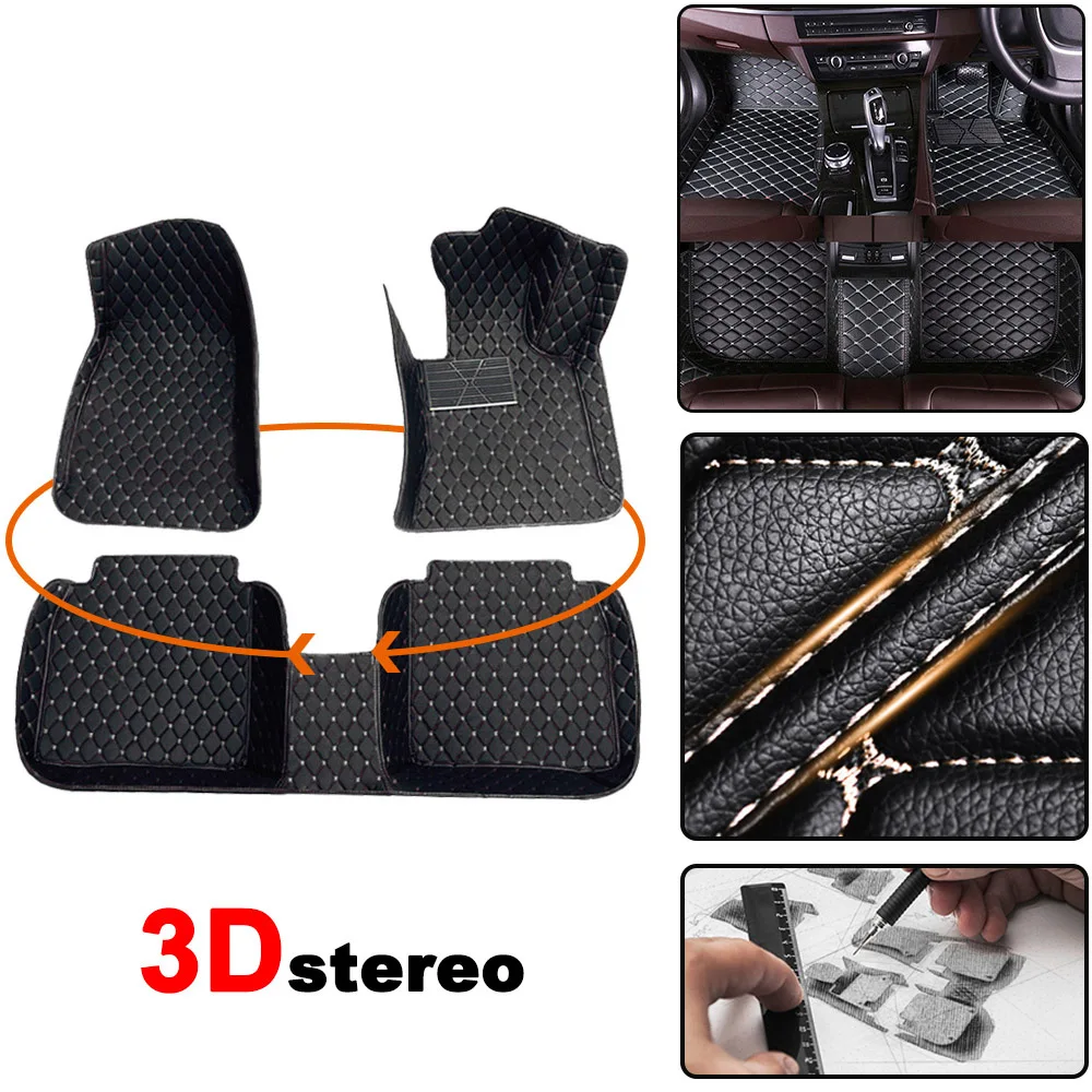 Кожаные автомобильные коврики подходят для модели автомобилей с правым рулем