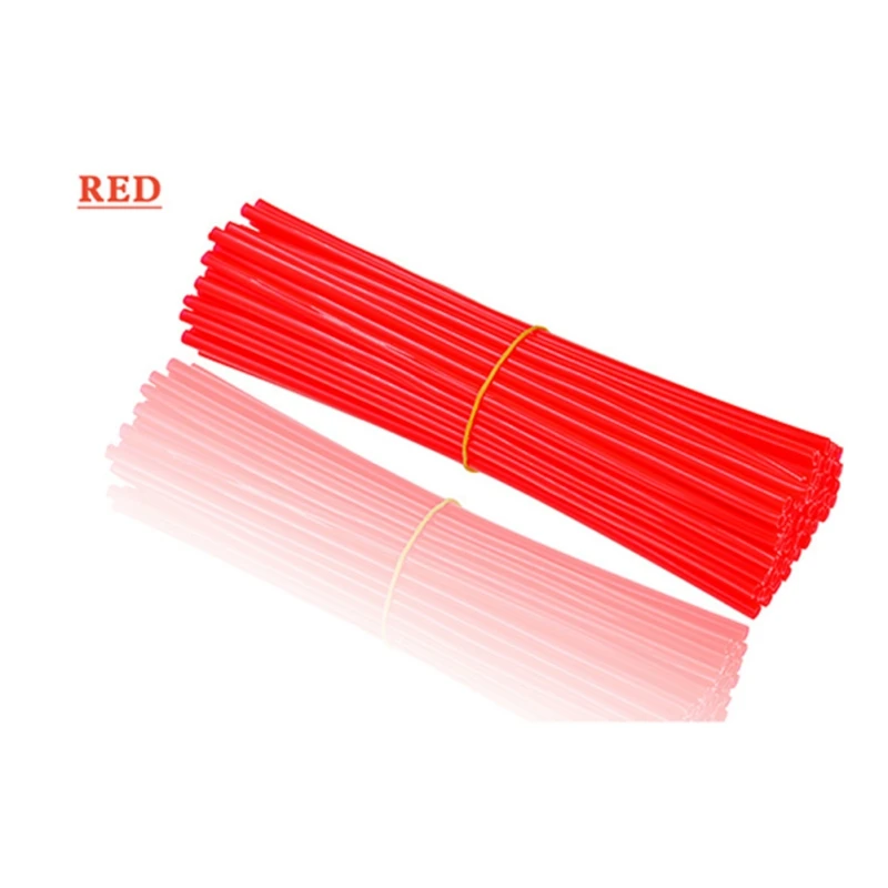 

ONEWELL Универсальный 24 см 72 шт. мото байк внедорожные накладки для спиц колеса чехлы