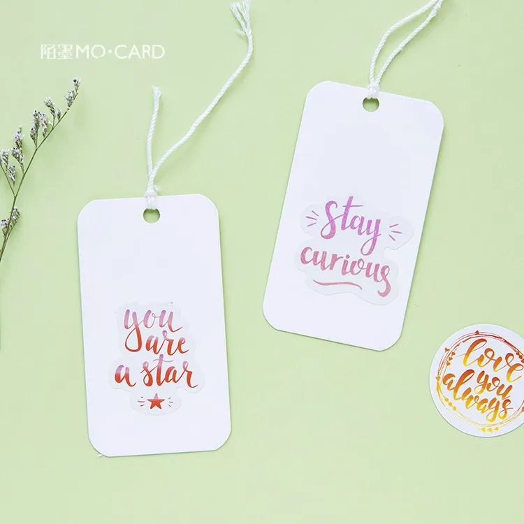 46 шт./кор. наклейки с английским алфавитом милые для дневника журнала