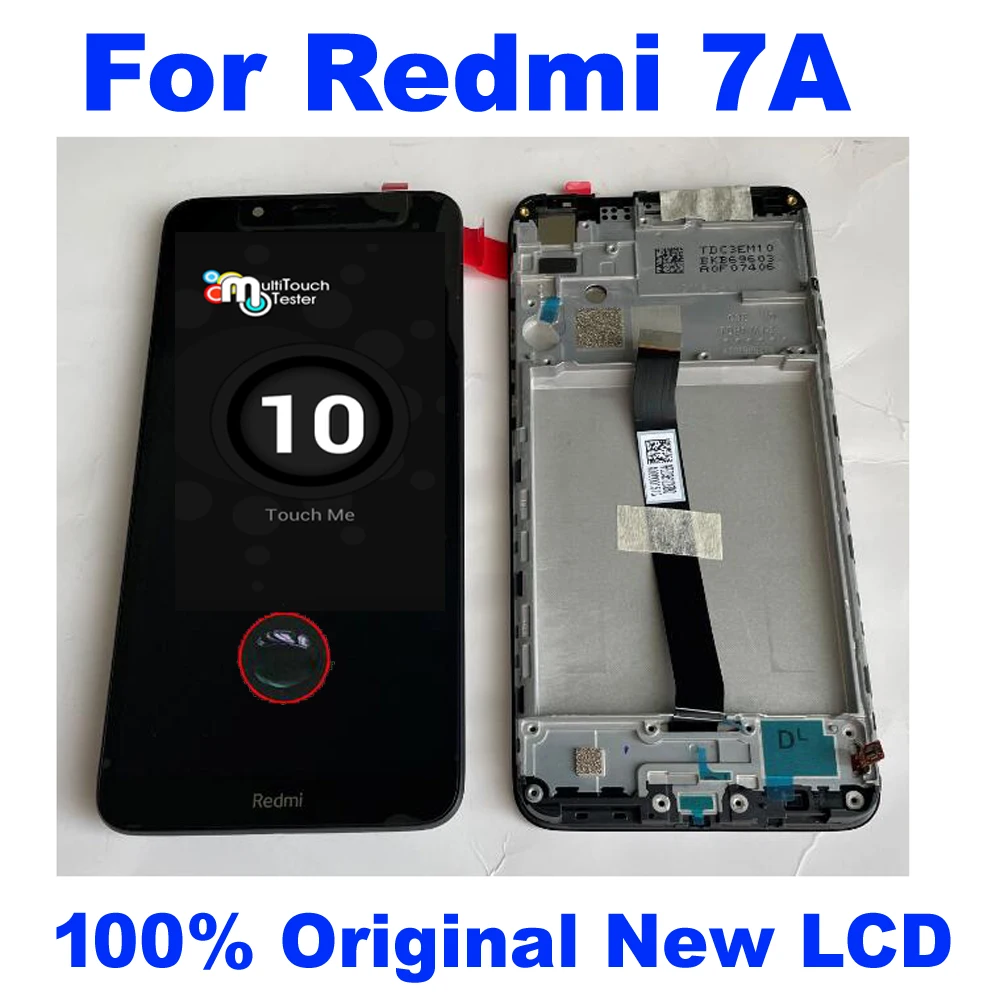Оригинальный сенсорный экран для Xiaomi Redmi 7A ЖК-дисплей с 10-точечной сенсорной