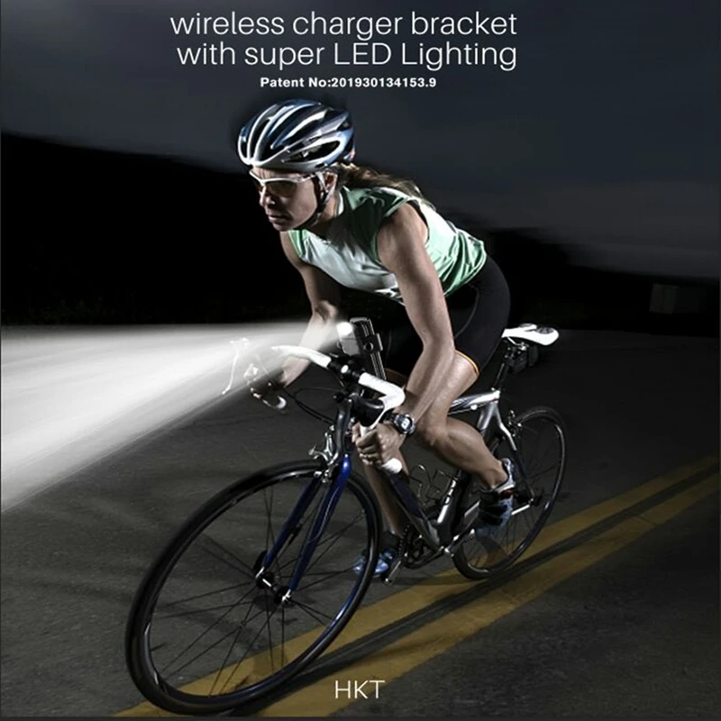 

Motorcycle Bicycle Mobile Phone Holder Wireless/USB Charger Bluetooth Audio Amplifier Stereo Speaker Mp3 with Flashlight