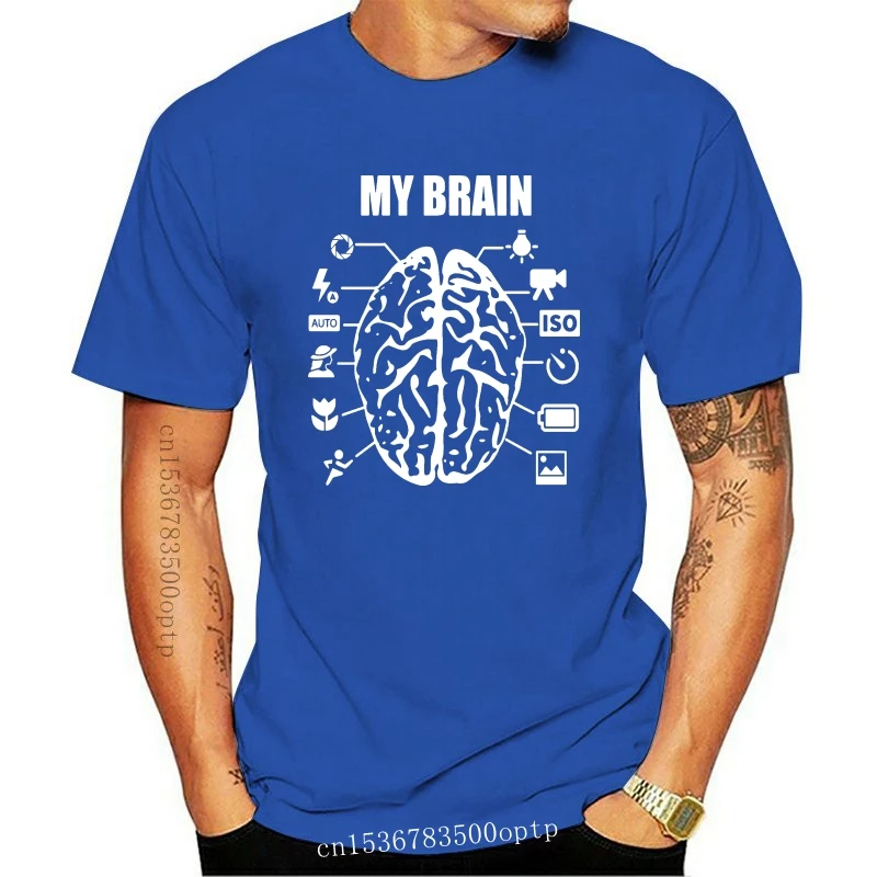 

New Men tshirt Photographer T Shirt - Photographer Brain(1) cool cool Printed T-Shirt tees top