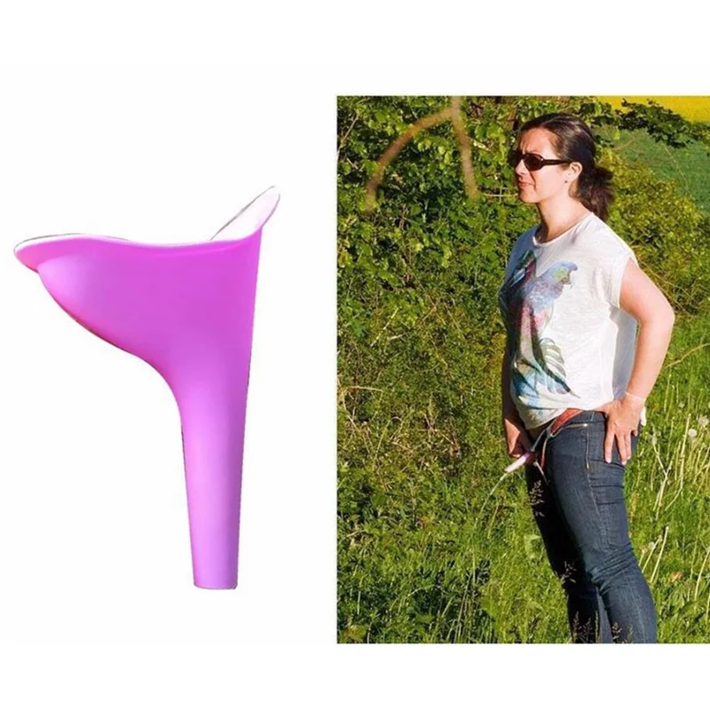 

Outdoor Portable Female Standing Urinal Tool Car Women Urinate Funnel Auto Emergency Urinal for Women Girls Urine Toilet