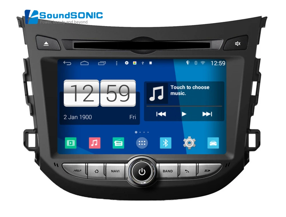 Автомагнитола для Hyundai HB20 мультимедийная система на Android 4.4.4 с сенсорным экраном