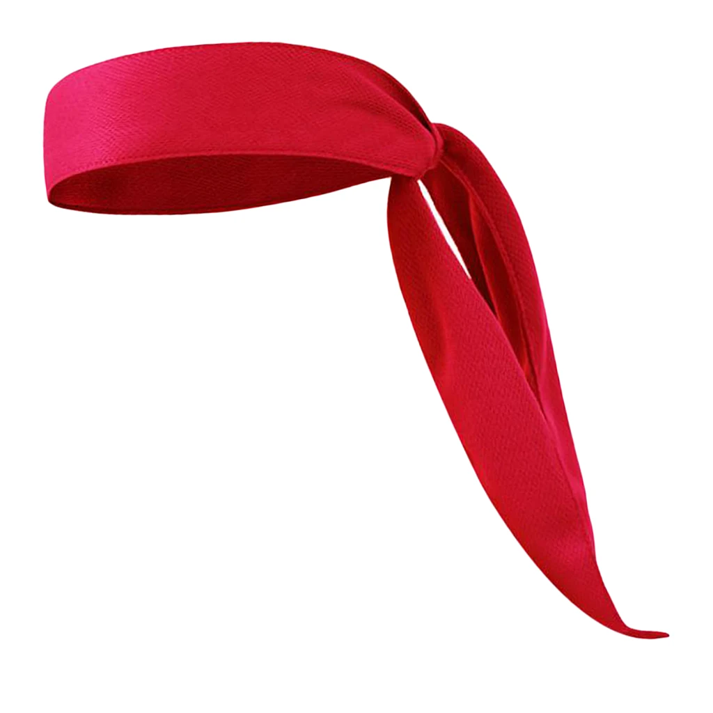 

Stretch Sweatband Head Tie Scarf Bandana Headband for Tennis Running Fitness