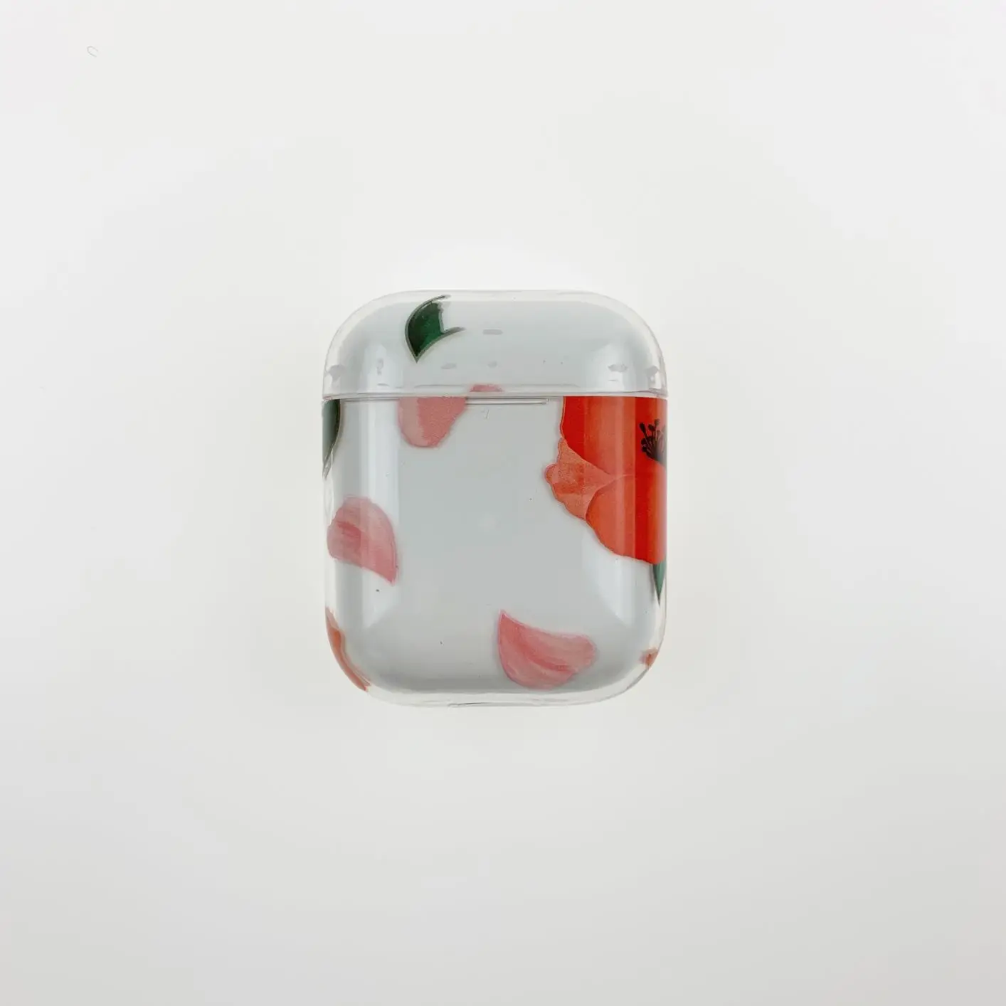 Элегантные цветы прозрачные наушники чехол для AirPods зарядная коробка защитный чехол для пульта чехол для Airpods беспроводной earpods чехол